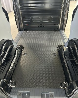 Lastmåtte til Kia PV5 Cargo fra 2025- | 3mm Sort Gummimåtte