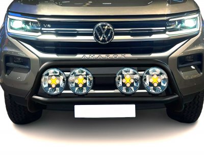 Lav kofanger Volkswagen Amarok 2023- | Sort pulverlakering