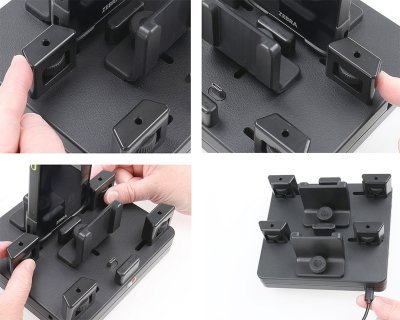 ProAdapt opladningsdock til bord – Dobbelt USB-C til smartphones og håndterminaler