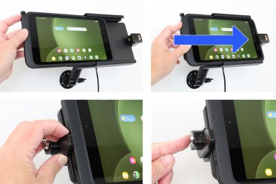 Holder til Samsung Galaxy Tab Active 5 - Med nøglelås