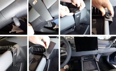 Monteringsbeslag (Basisdel) til mobilholder til BYD Atto 3 fra 2026-