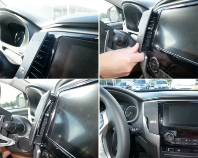 Monteringsbeslag (Basisdel) til mobilholder til Mitsubishi L200 fra 2019-2023