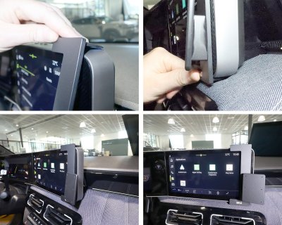 Monteringsbeslag (Basisdel) til mobilholder til Nissan Micra fra 2025-