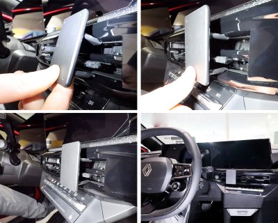 Monteringsbeslag (Basisdel) Renault Clio fra 2026- | Køb til Mobilholder med MagSafe