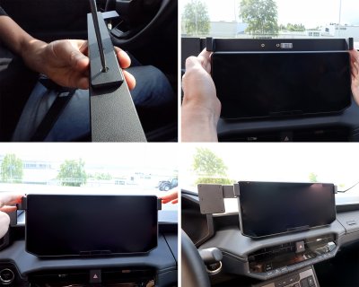 Mobilholder til Toyota Hilux fra 2026- | Modeltilpasset