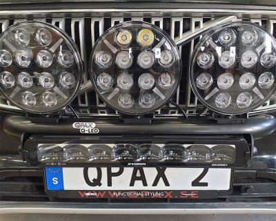 Monteringsklodser til Q-LED beslag til LED-bar - Til traditionelle ekstralys (3-pak)