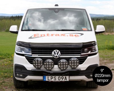 Ekstralysbeslag til 4 ekstralygter til Volkswagen Multivan T6.1 fra 2019-2021 | Qpax