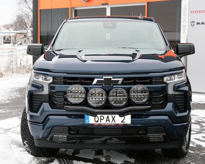 Ekstralygtebeslag til 4 ekstralygter til Chevrolet Silverado fra 2023- | Qpax
