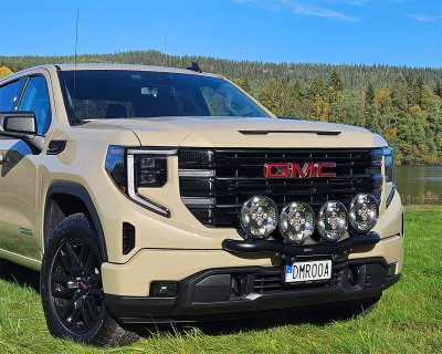 Ekstralysbeslag til 4 ekstralys til GMC Sierra fra 2022- | Qpax