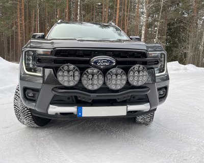 Ekstralygtebeslag til 4 ekstralys til Ford Ranger fra 2022- | Qpax
