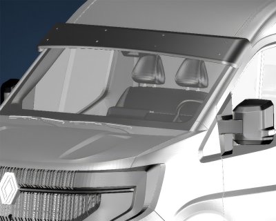 Solskærm til Nissan Interstar fra 2024- – Reducerer solblænding