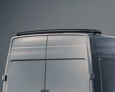Bageste tagbøjle til Volkswagen Crafter H2 fra 2017 og frem – Lysbøjle i rustfrit stål (70 mm) | Sort