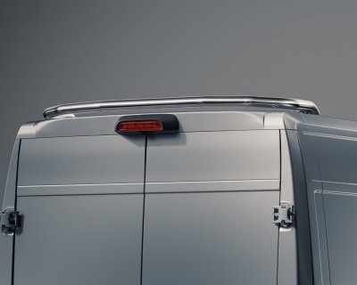 Bageste tagbøjle til Opel Movano fra 2022- - Lysbøjle i rustfrit stål (70 mm) | Poleret