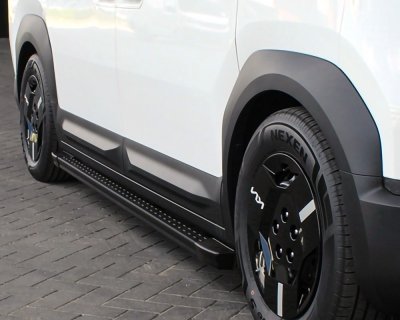 Sorte sidetrin til Kia PV5 Passenger fra 2025-