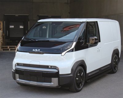 Sorte sidetrin til Kia PV5 Passenger fra 2025-