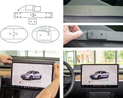 Mobilholder til Tesla Model Y 2025- | 15,4-skærm