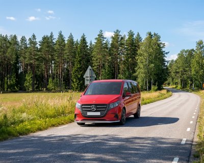 Frontrør Mercedes V-Klasse 2019- | Højglanspoleret