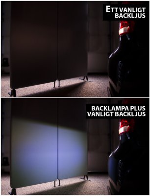 Baglygte til nummerplade 12xDiode 12 V