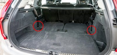 Bagagerumsbakke Volvo XC90 2015-