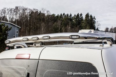 Bageste tagbøjle i rustfrit stål til Volkswagen Caddy fra 2004-2010