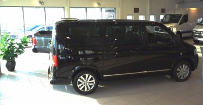 Bageste tagbøjle i rustfrit stål til VW Transporter T5 2003- & 2010-2015