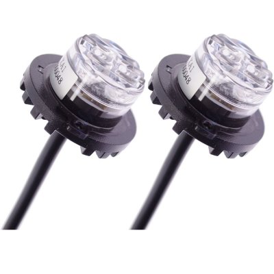 Blitzlys "Hide-away" 4x2 dioder 12-24V