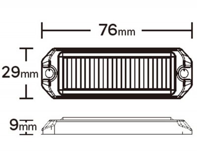 Lommelygte LEDSON Astro3 - Dimensioner