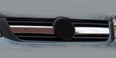 Øvre grill i rustfrit stål i bred model til VW Transporter T5 2003-2009