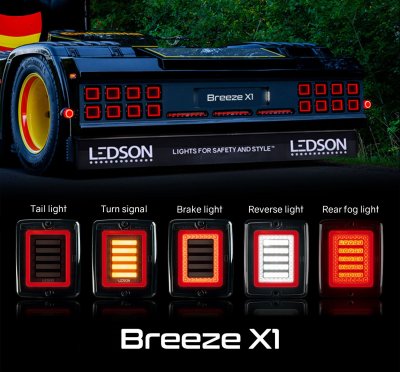 LEDSON Breeze X1 multifunktion LED-baglygte