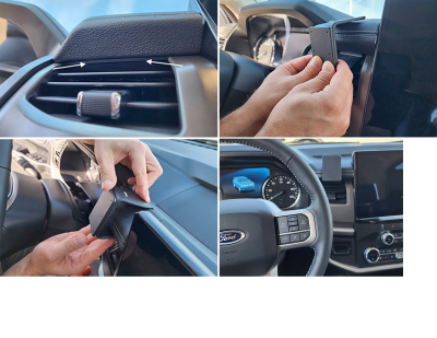 Installation af Mobilholder til 2021 Ford F-150 Lightning