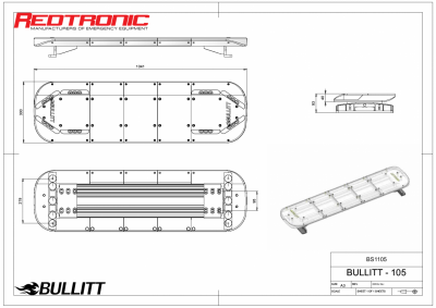 Mega-Flash Bullitt Basic - ECE R65-blinklys