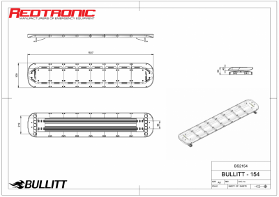 Mega-Flash Bullitt Plus - Fuldt udstyret ECE R65-blinklys