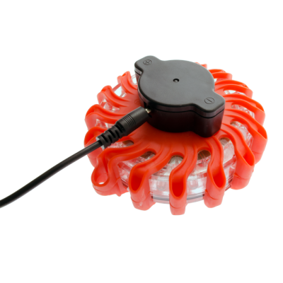 LED-advarselspuck | Genopladelig | Ø120 mm
