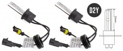 Xenon-lamper D2Y til standard xenon-sæt - 35W