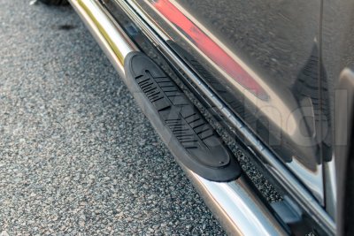 Siderør med dekorativt trin VW Caddy fra 2004-/10-/16-