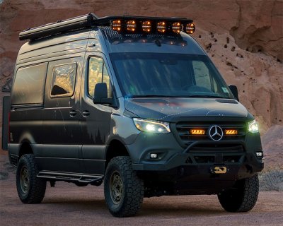 Tågelygtesæt Lazer Carbon-2 Drive til Mercedes Sprinter fra 2018-