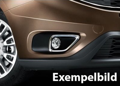 Tågelygteringe i rustfrit stål til Fiat 500X 2015-
