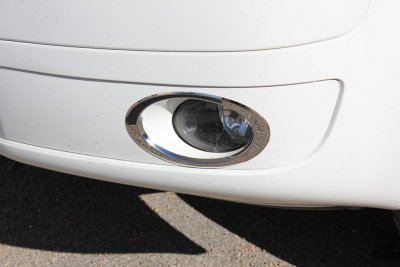 Tågelygteringe i rustfrit stål til VW Transporter T5 2010-2015
