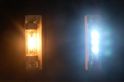 Diodelampe 12V 3xSMD xenon hvid Canbus 39mm spolelampe