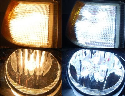 LED-lampe 12V 40xSMD 5-fløjet BA15s