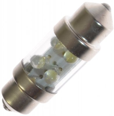 Diode lampe 12V 4xDiode 31mm Festoon/spole lampe