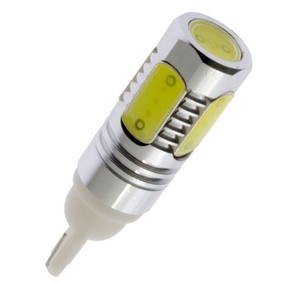 Diodelampe 12V 5xdiode xenon hvid W5W