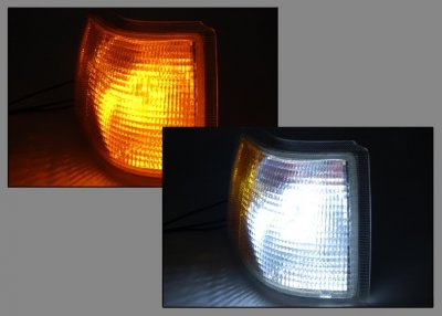 Diodelampe 12V 60xSMD hvid/gul BAY15d