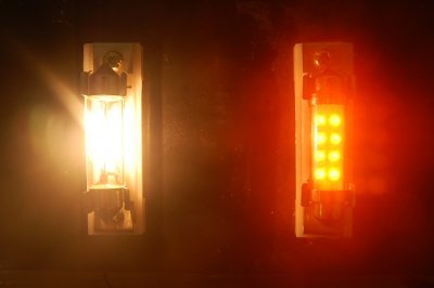 Diodelampe 12V 8xDiode 42mm Festoon/spole lampe