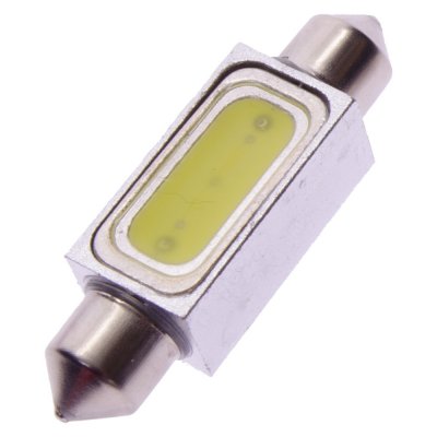 Diodelampe 12V Xenon hvid 42mm Festoon/spole lampe