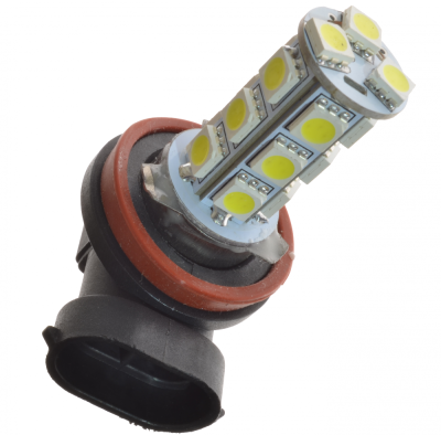 Diodelampe 24V 18xSMD Xenon hvid H11