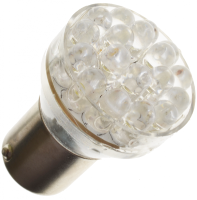 Diodelampe 24V 24xDiode Gul BA15s