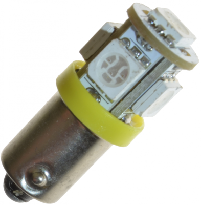 Diodelampe 24V 5xSMD BA9s