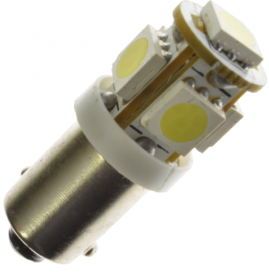 Diodelampe 24V 5xSMD BA9s