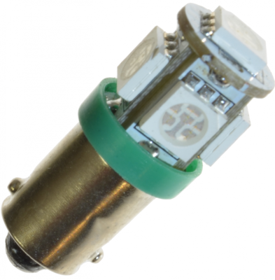 Diodelampe 24V 5xSMD BA9s